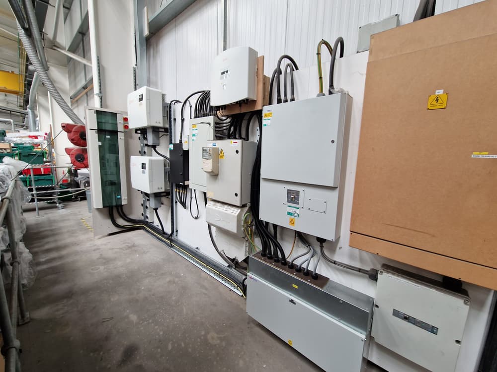 Completed panel field on the second Rapiscan Stoke building