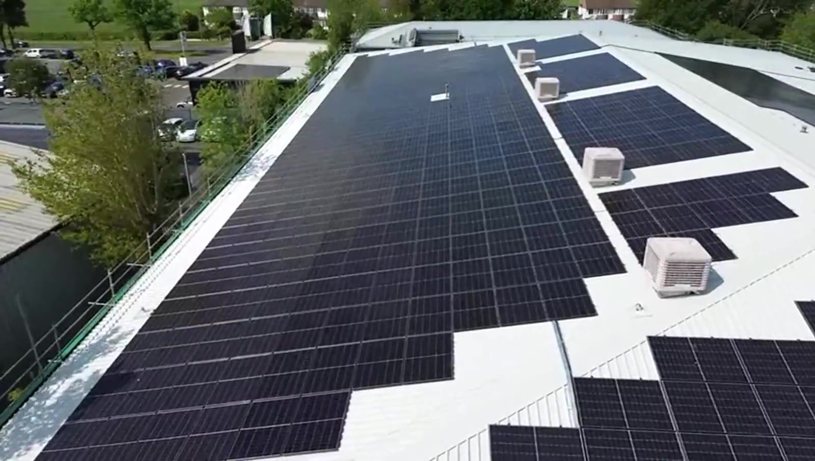 Green Tech Hub commercial solar installation
