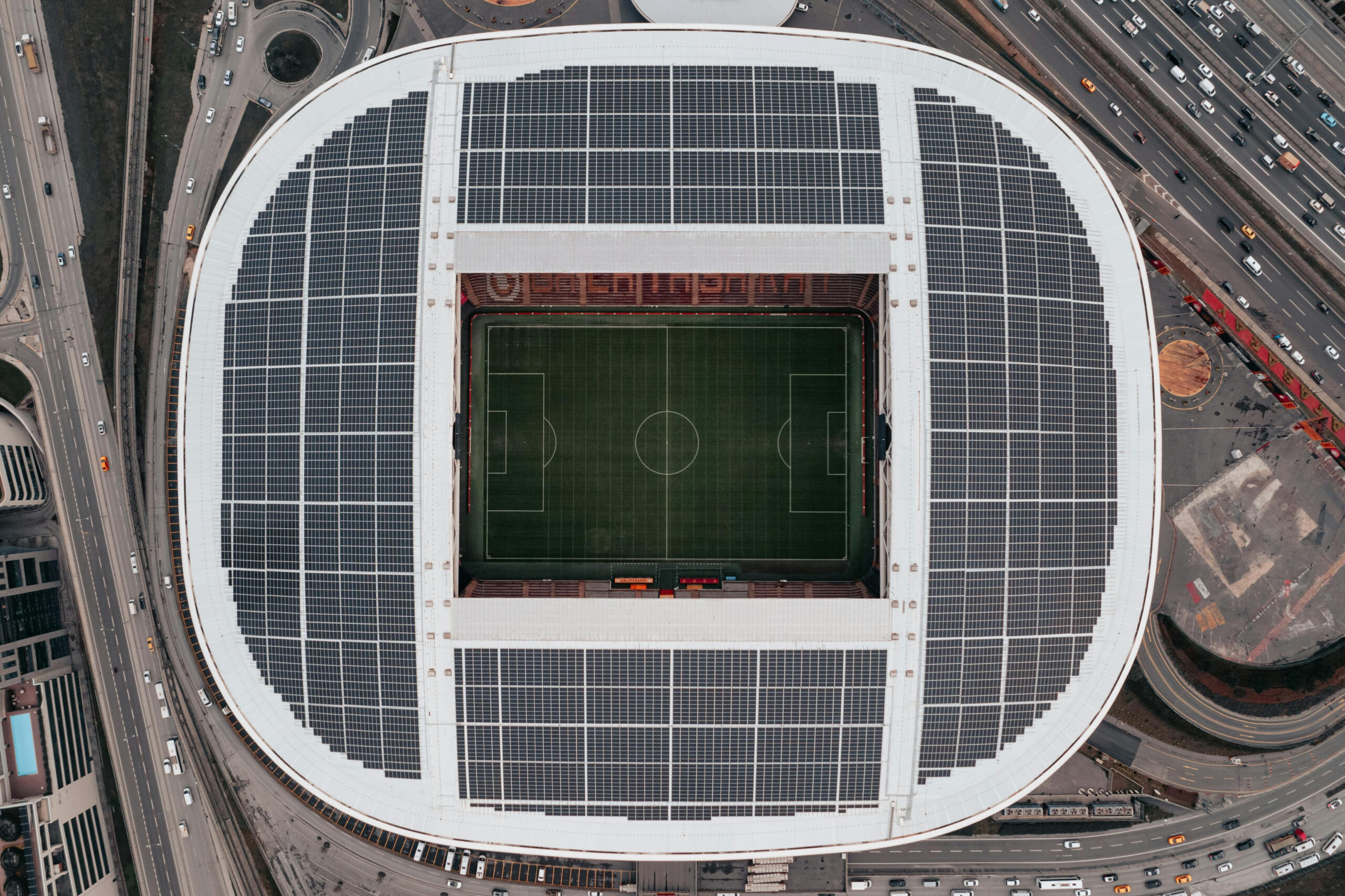 solar powered football stadium
