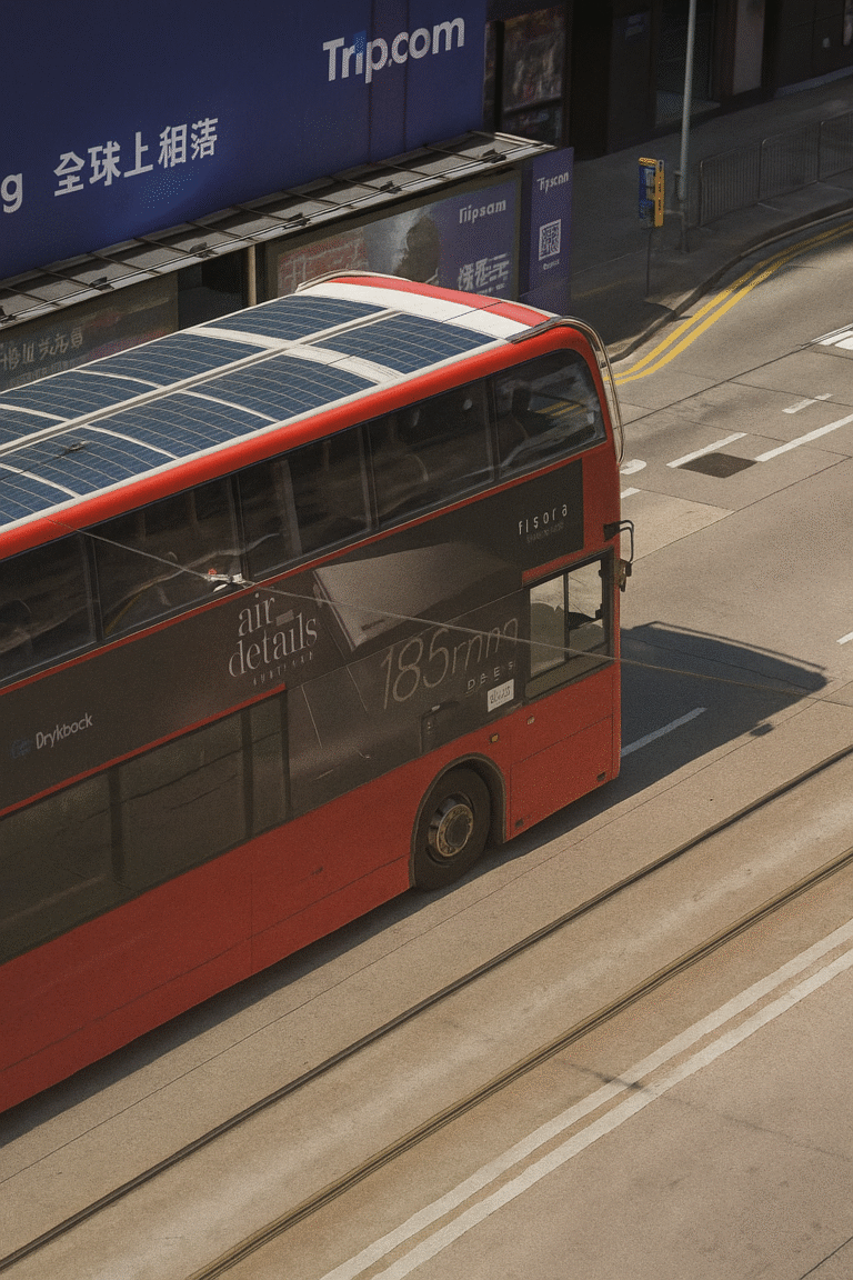 solar powered bus